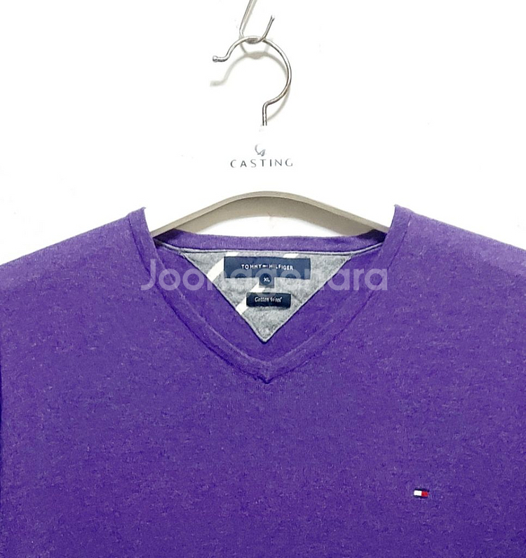 타미힐피거 남성니트105-110/브이넥/--1