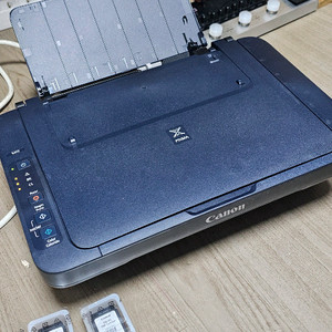 캐논 복합기 프린터 미사용품. 미사용 잉크포함