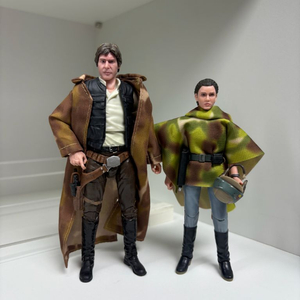 하스브로 블랙시리즈 스타워즈 한 솔로 & 레아공주 엔도 EP6 세트