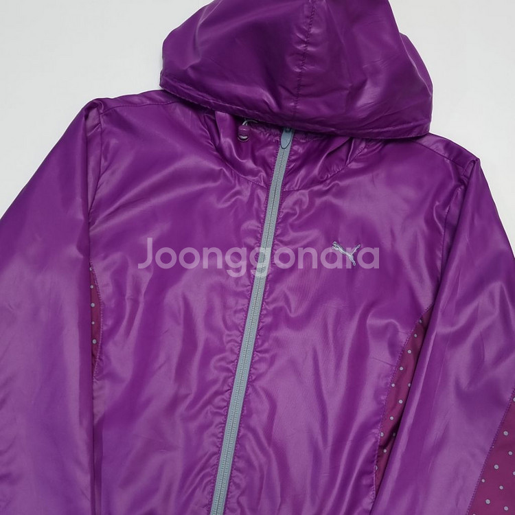 푸마 여성 바람막이 후드집업 점퍼 트레이닝 아우터 L--2