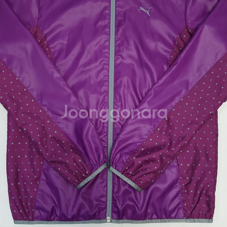 푸마 여성 바람막이 후드집업 점퍼 트레이닝 아우터 L--3