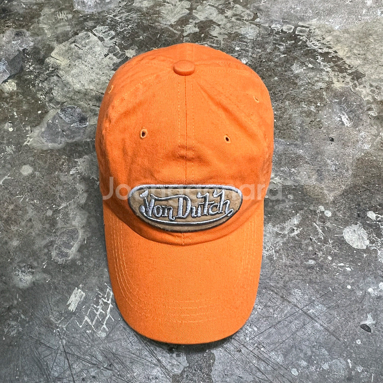 본더치 오렌지 볼캡 야구모자 모자 남녀공용--0