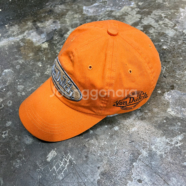본더치 오렌지 볼캡 야구모자 모자 남녀공용--1