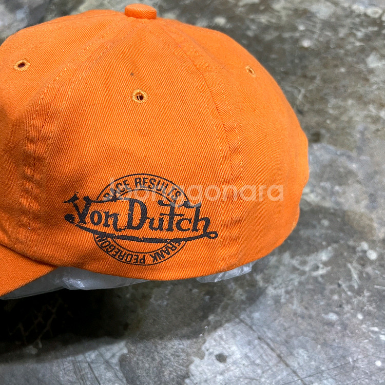 본더치 오렌지 볼캡 야구모자 모자 남녀공용--3