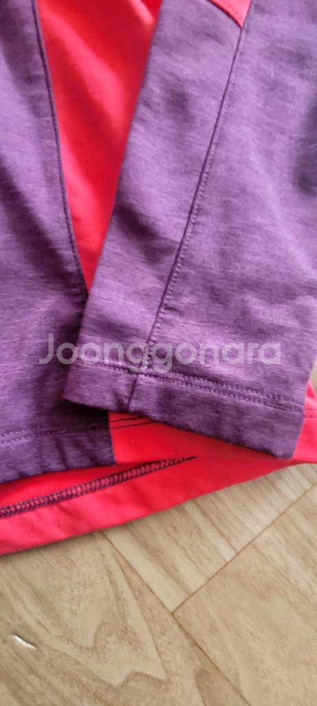 노스페이스 안감기모티셔츠 55--1