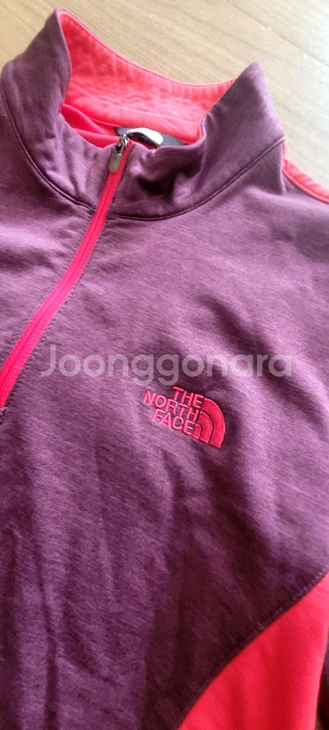 노스페이스 안감기모티셔츠 55--2
