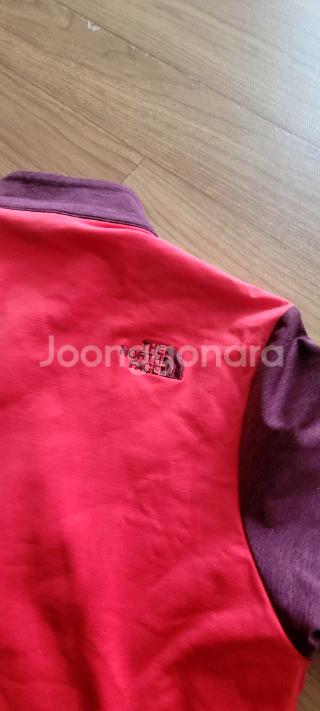 노스페이스 안감기모티셔츠 55--4