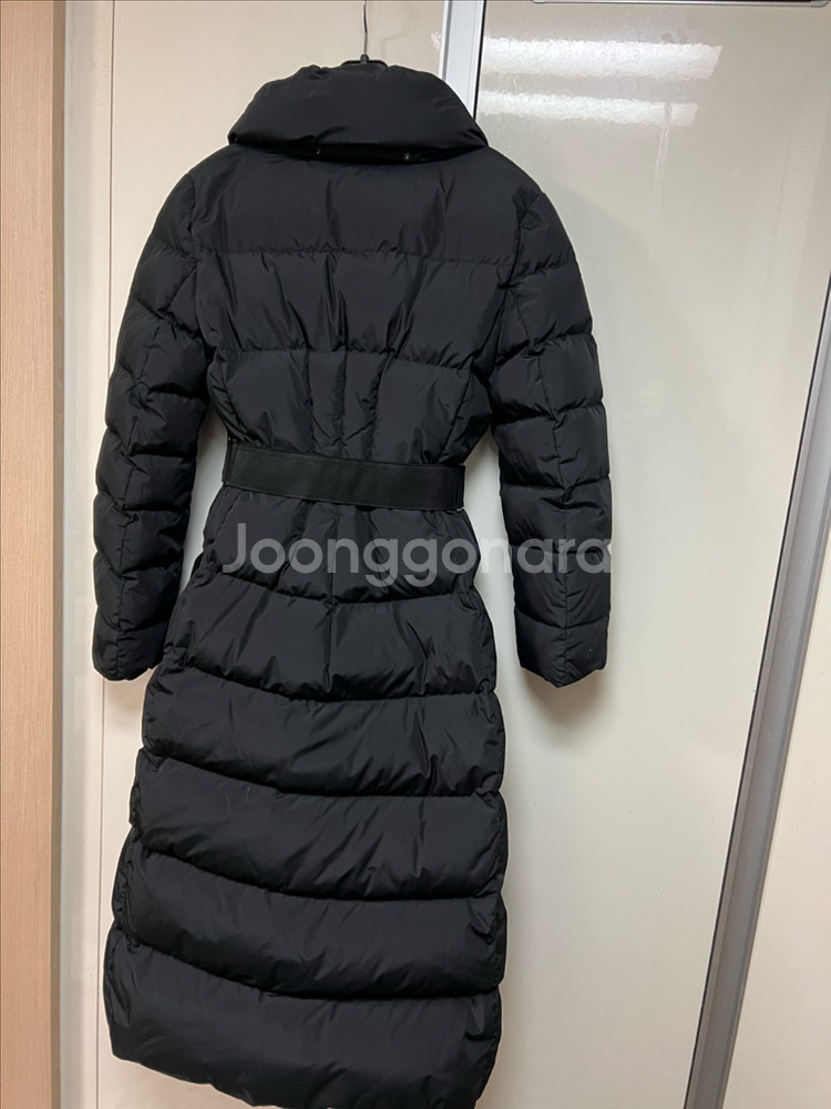 오르 ORR 구스다운 롱패딩 라인 벨트 거위털 코트 점퍼 자켓 블랙 검정--6