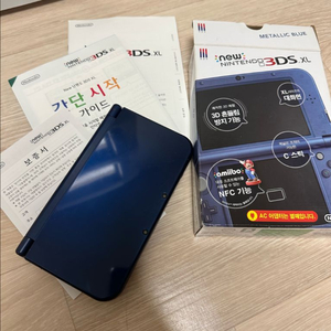 닌텐도 New 3DS XL 메탈릭블루 뉴큰다수 큰다수
