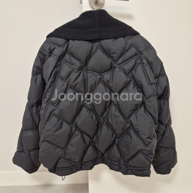 한섬 시스템 니트카라 구스 다운 패딩점퍼66--1
