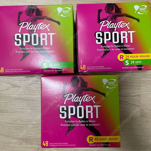 플레이텍스 탐폰 3종류(미개봉 새 상품)