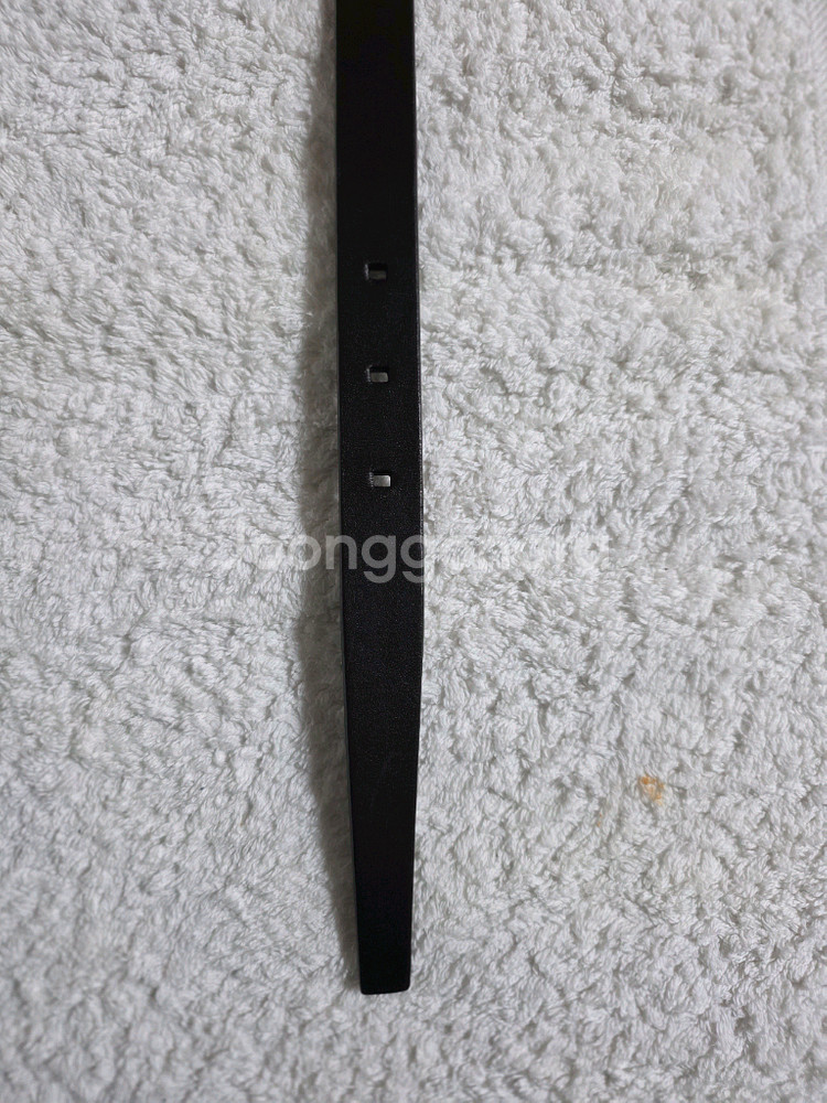 구찌 (GUCCI) 정품 여성용 블랙 레더 벨트 (심플 버클)--3