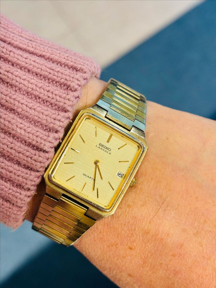 세이코 Seiko Lassale 빈티지 쿼츠 시계 이미지