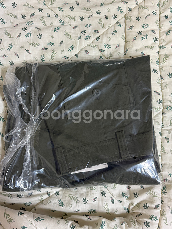 [L]유니클로 저지배럴레그 팬츠 올리브--0