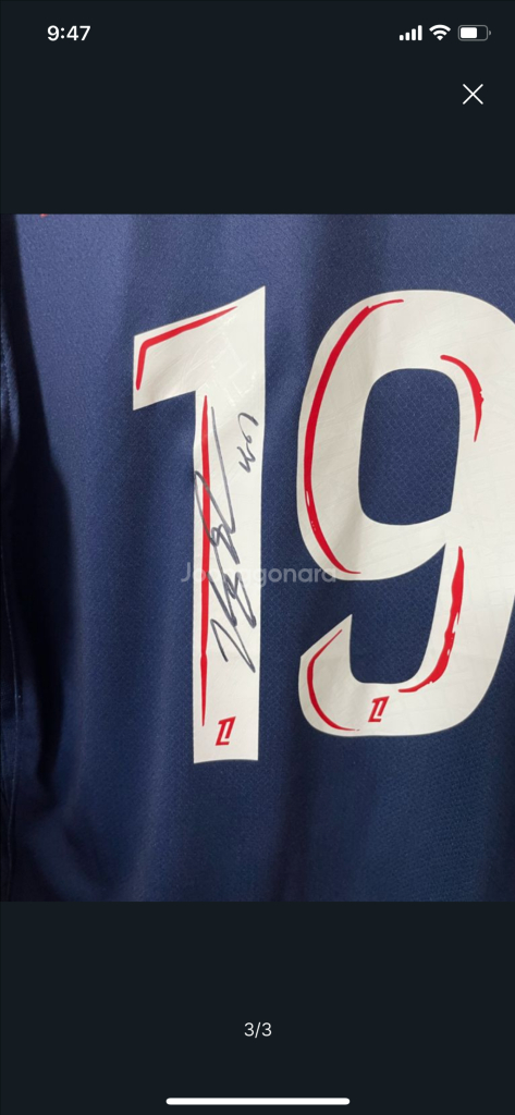 이강인 psg 싸인 유니폼 이미지