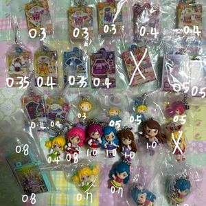 아이카츠 아이엠스타 프리파라 콜라보 가챠 키링 피규어 고전 이미지