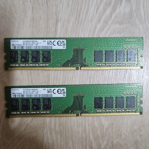 삼성전자 DDR4 데스크탑 3200Mhz 8기가 램 pc4-25600 2개