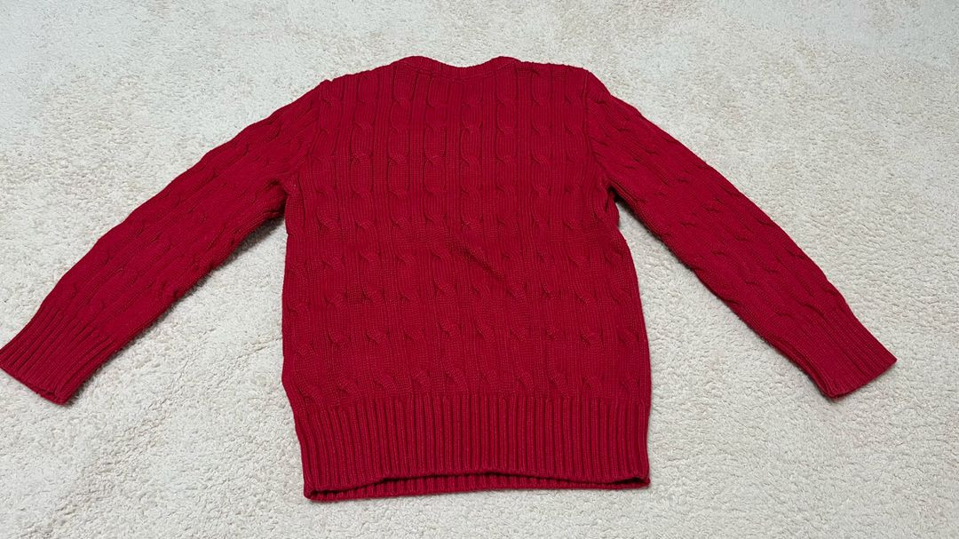 폴로 랄프로렌 패딩, 경량 패딩, 꽈배기 니트 3종 4T--8