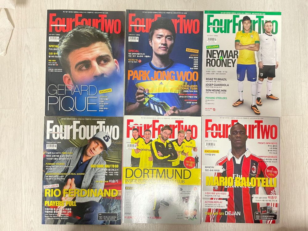 [잡지 도서 서적] <포포투 Four Four Two> 축구 매거진 74권 일괄 판매합니다--2