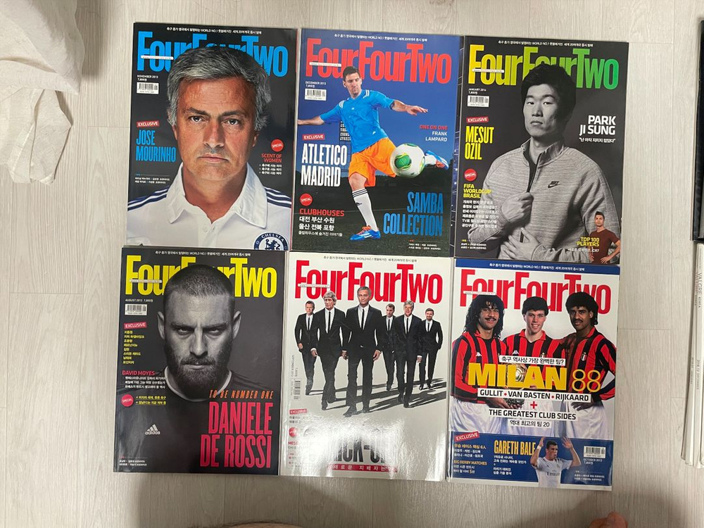 [잡지 도서 서적] <포포투 Four Four Two> 축구 매거진 74권 일괄 판매합니다--3