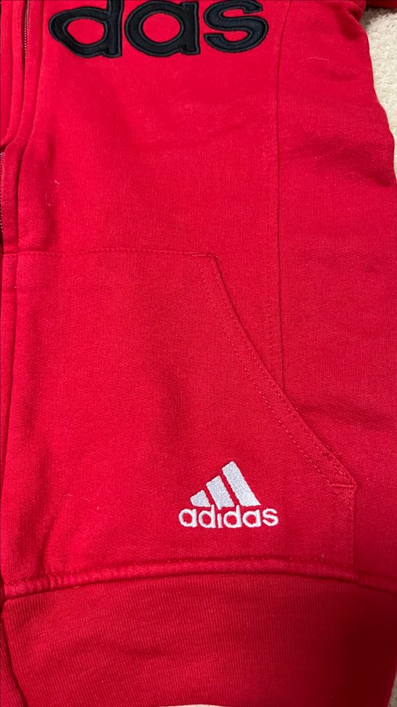 유아 아디다스 후드 집업--3