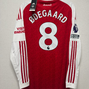 (새상품) 25-26 아스날 홈 긴팔 No.8 외데고르 리그 정품 유니폼