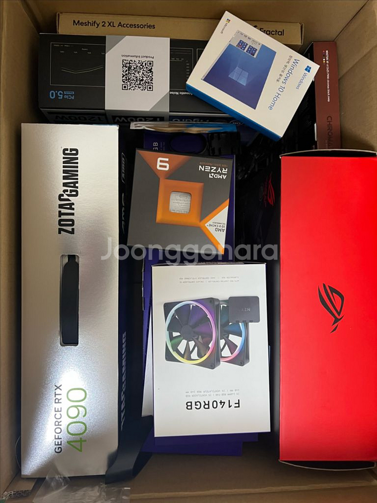 7950X3D / RTX 4090 블랙 데스크탑 / 64 gb 2tb 수냉 초고사양 pc / 고사양 컴퓨터본체--0