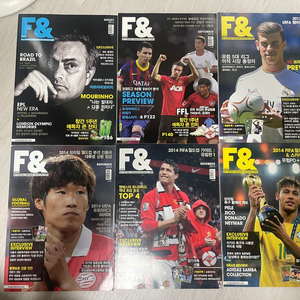 <F& 에프앤> 축구 매거진 18권 일괄 15만원 판매합니다