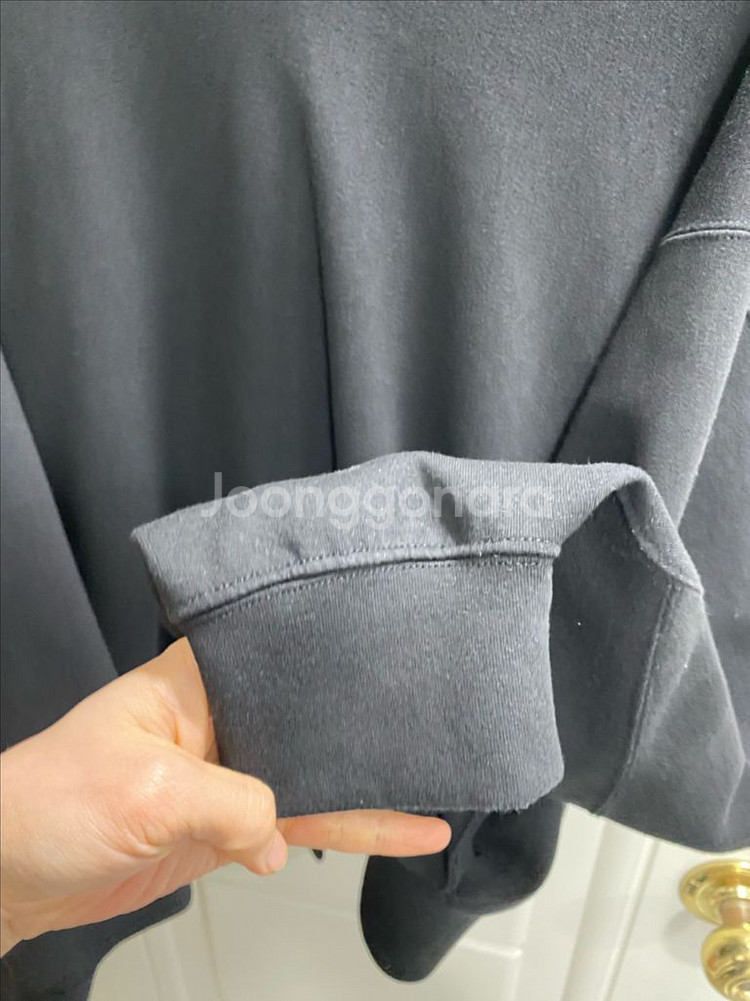 유메르 백지퍼 후드티 블랙 판매합니다~--3