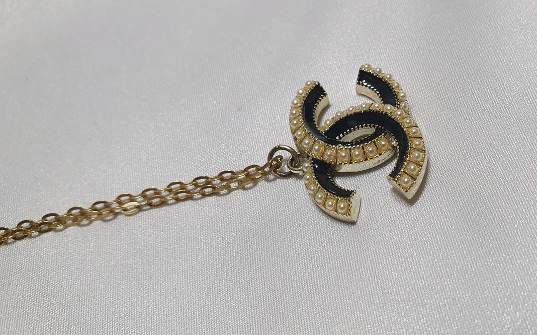 샤넬 로고 샤넬풍 빈티지 목걸이 팔아요 ~ 이미지