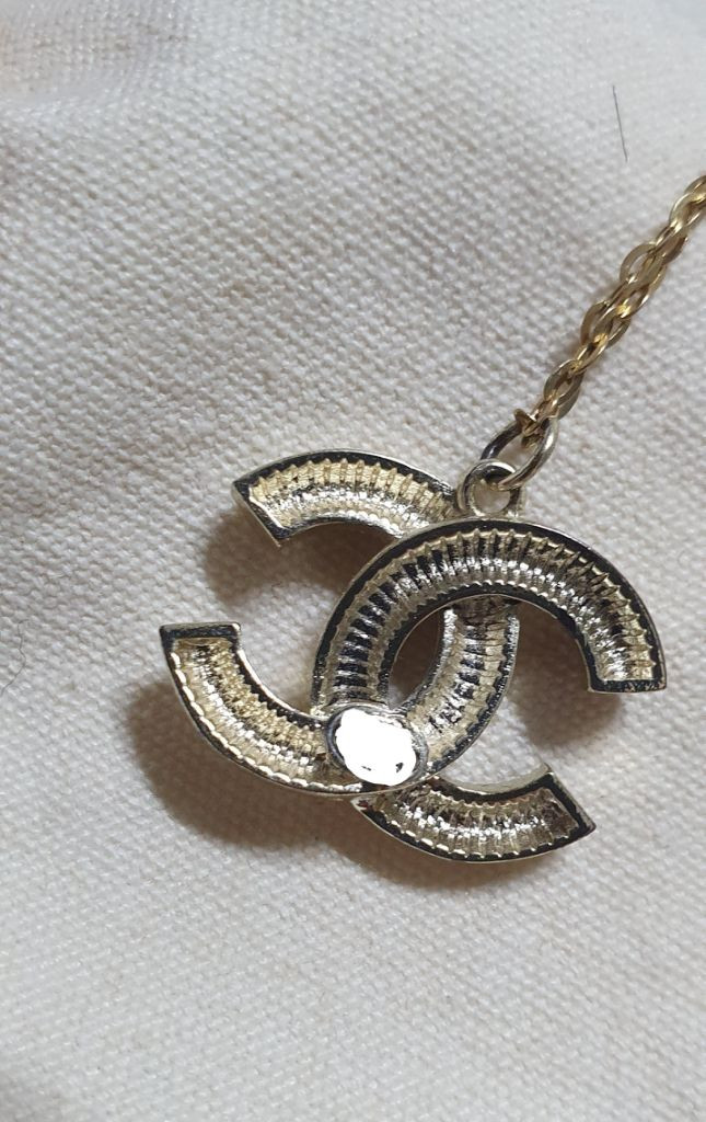 샤넬 로고 샤넬풍 빈티지 목걸이 팔아요 ~ 이미지