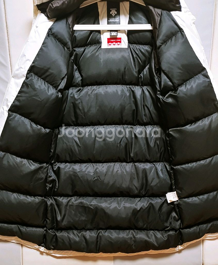 [L] 데상트 아우디 스키 롱패딩점퍼 화이트1368--1