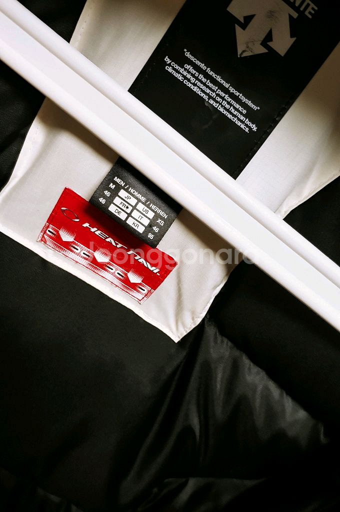 [L] 데상트 아우디 스키 롱패딩점퍼 화이트1368--3