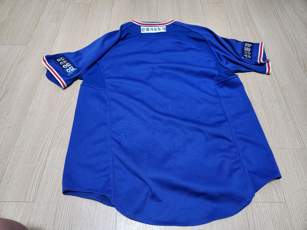 삼성라이온즈 유니폼 빈폴 90사이즈 노마킹 s급 이미지