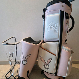 국내당일발송 말본골프백 캐디백 핑크토끼