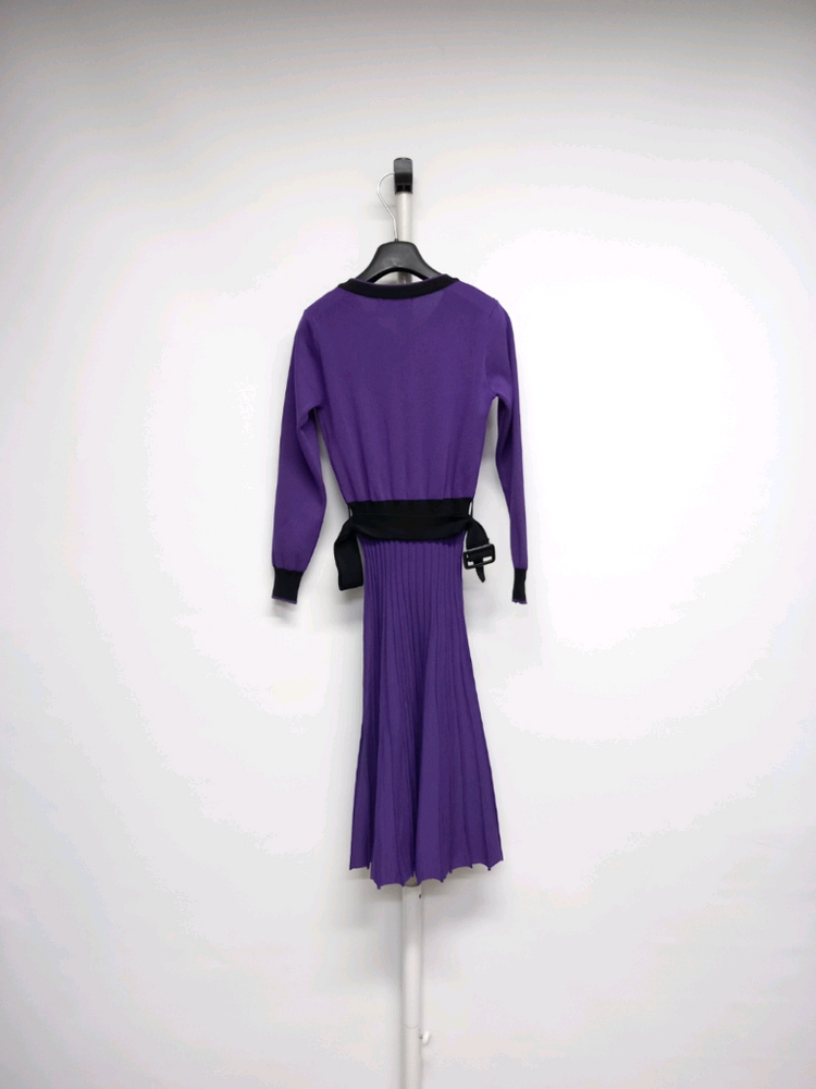 새 샤틴 춘추동 니트 플리츠 롱 원피스 55--1