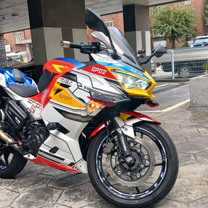 가와사키 닌자400 ABS(골드번호*777+아크라포빅 카본 풀배기 머플러+힐택 퀵시프트+라이테크 백스탭+TPMS) 이미지