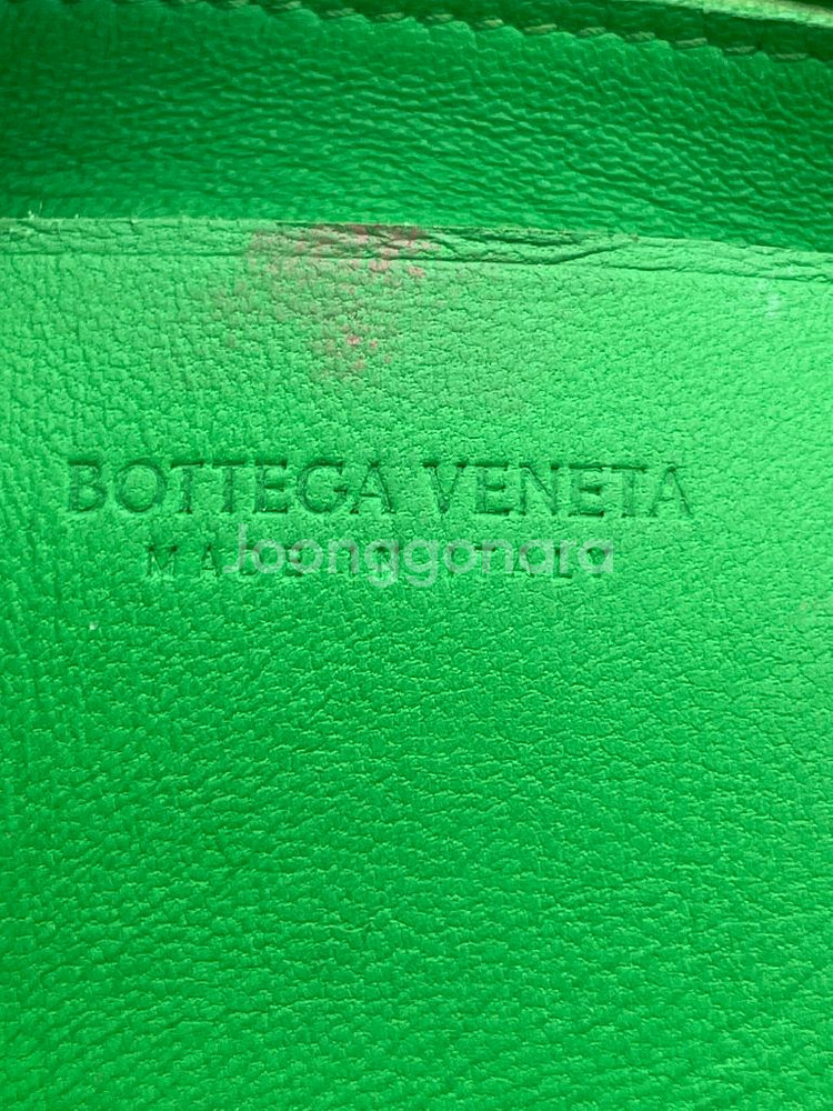 [ 정품 / 풀구성 ] 보테가베네타 미니 카세트백 그린--3