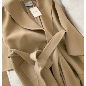 라밤바룸 숄 볼륨 울캐시 코트 새상품