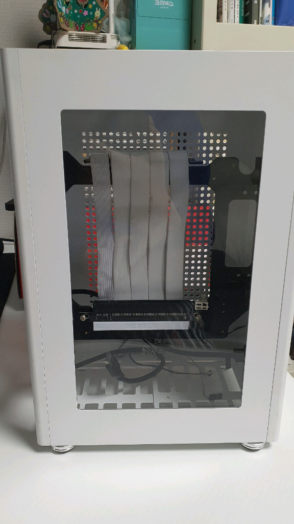 AKLLA A3 ITX/SFX 알루미늄 CNC PC케이스, 전기연동 화이트 이미지