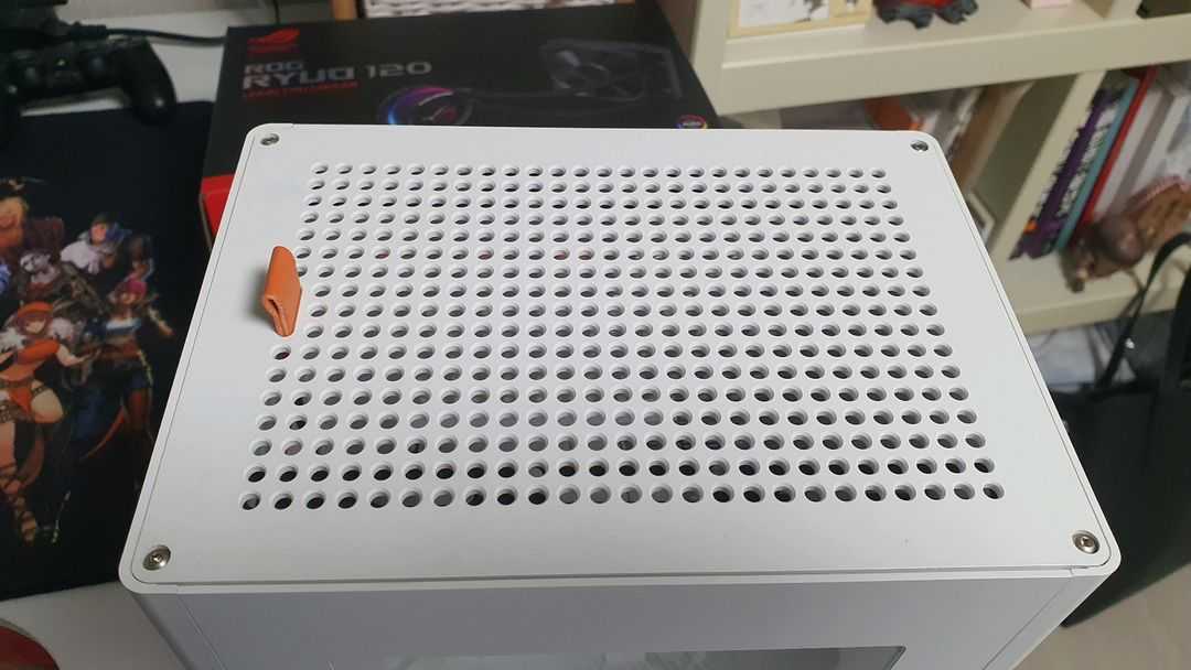 AKLLA A3 ITX/SFX 알루미늄 CNC PC케이스, 전기연동 화이트 이미지