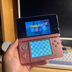 닌텐도 3ds 핑크색 + 게임 여러개내장!(택포)