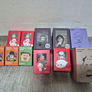 웹툰 캐릭터 피규어 컬렉션 세트