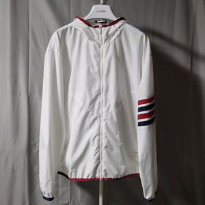 [새상품급/4 size]톰브라운 사선완장 립스탑 후드 바람막이