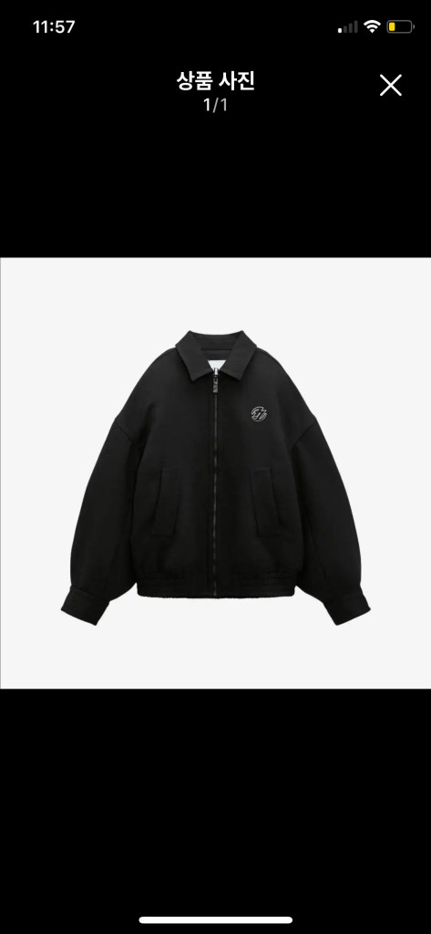 자라 X 아더에러 오버사이즈 칼라 봄버 M 팝니다--1