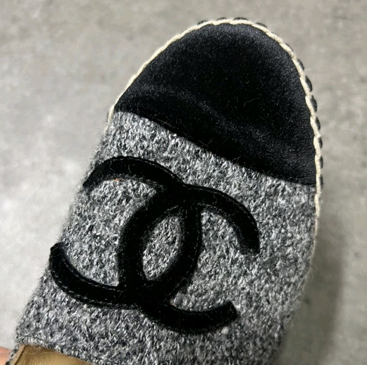 정품) 샤넬 트위드 에스파듀--1