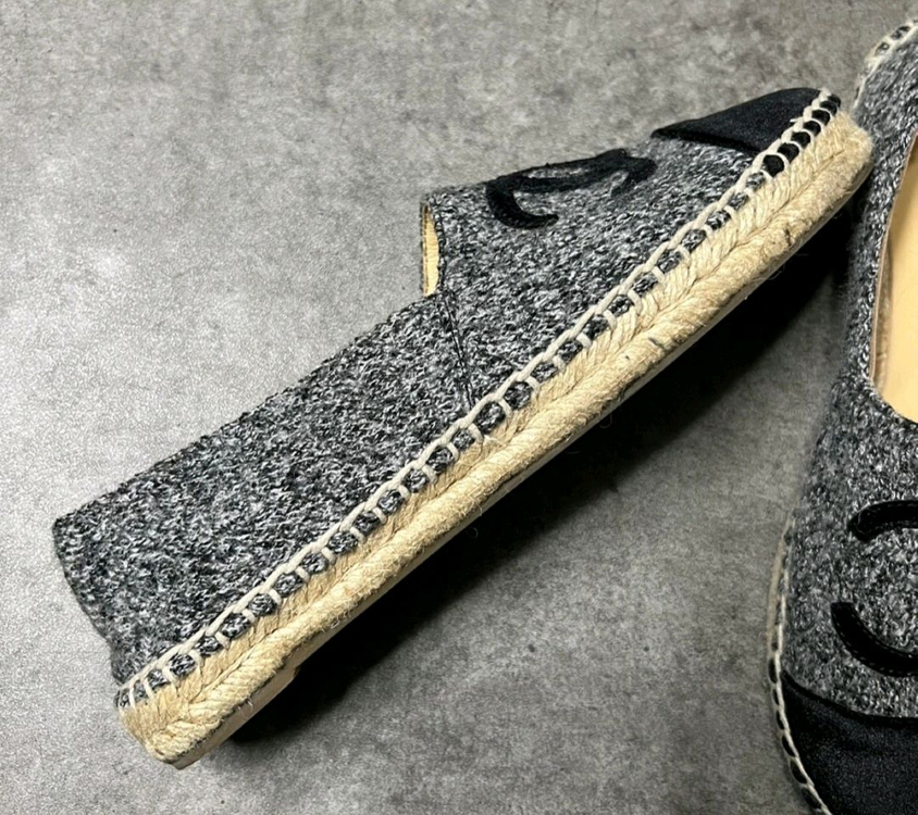 정품) 샤넬 트위드 에스파듀--2