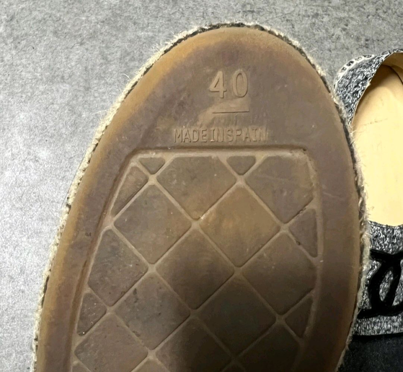 정품) 샤넬 트위드 에스파듀--7