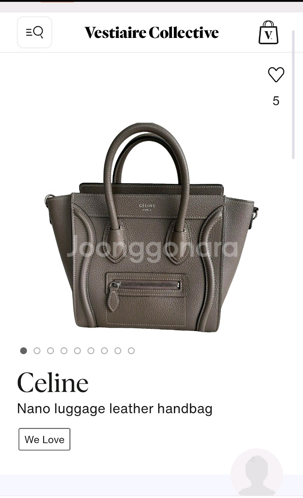 셀린느 미니토드백 러기지백--9