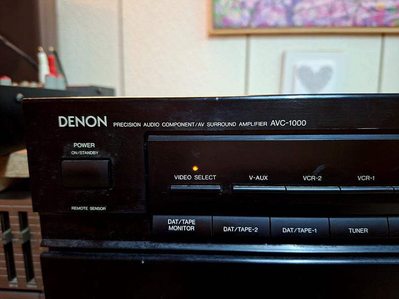 데논 AVC-1000 빈티지 AV앰프---리시버아닙니다. 이미지